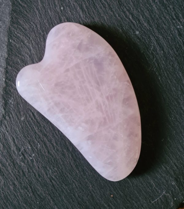 Gua Sha Rosenquarz Massagestein