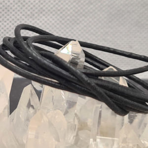 Lederband schwarz
