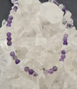 Amethyst Bergkristall Kette