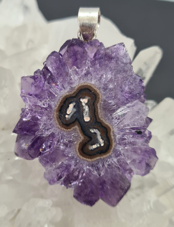 Amethyst Stalaktite Anhänger