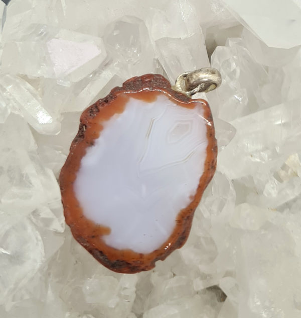 Achat rot Anhänger Unikat