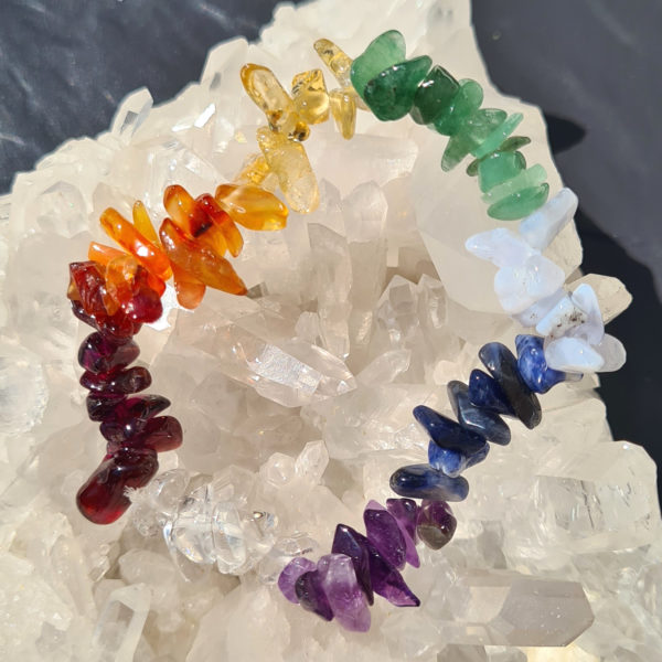 Edelstein-Armband für Chakra-Balance