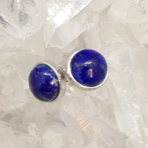 Lapislazuli Cabochon Ohrstecker