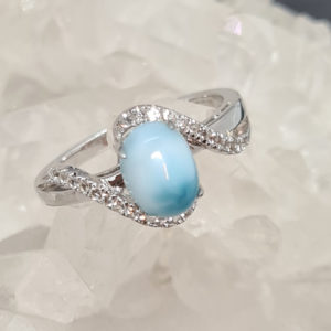 Larimar Topas Ring