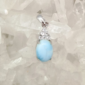 Larimar Topas Anhänger