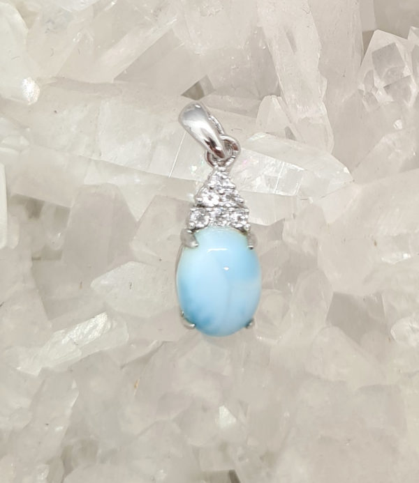 Larimar Topas Anhänger