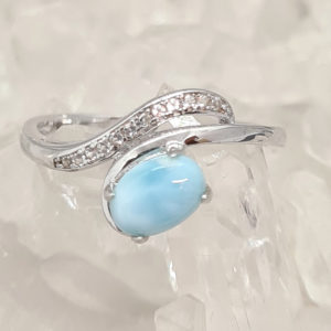 Larimar Topas Ring