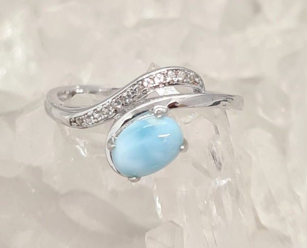 Larimar Topas Ring