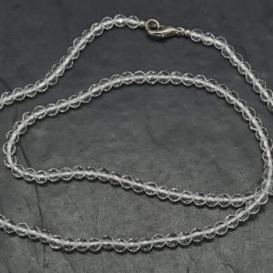 Bergkristall Heilstein Kette