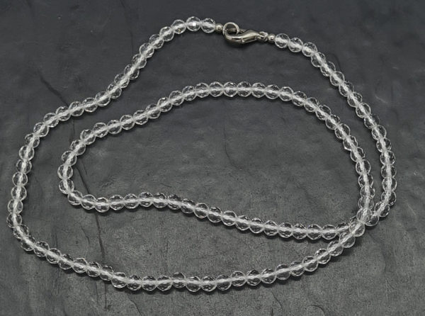 Bergkristall Heilstein Kette