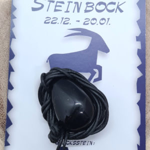 Glücksstein Steinbock Onyx