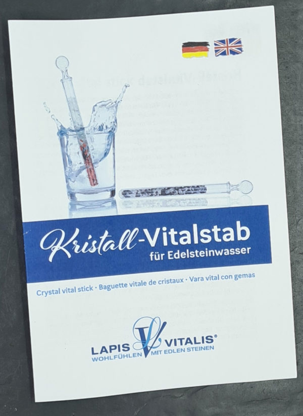 Kristall Vitalstick Infoblatt