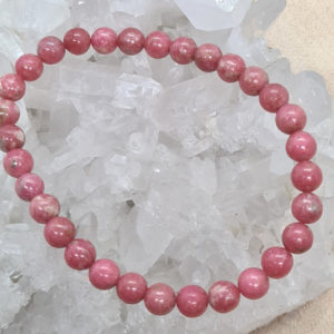 Thulit Heilstein Armband