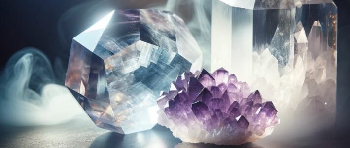 Die Synergie von Bergkristall und Amethyst: Eine Reise durch spirituelle Energie und Heilung