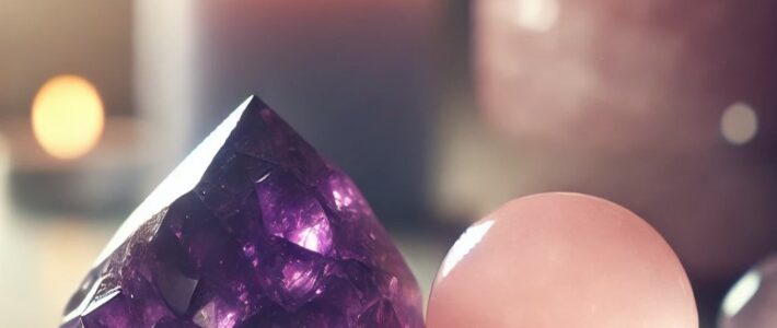 Die Kraft der Heilsteine: Mit Amethyst und Rosenquarz zu Ruhe und Harmonie im Alltag Amethyst und Rosenquarz für Entspannung und Balance