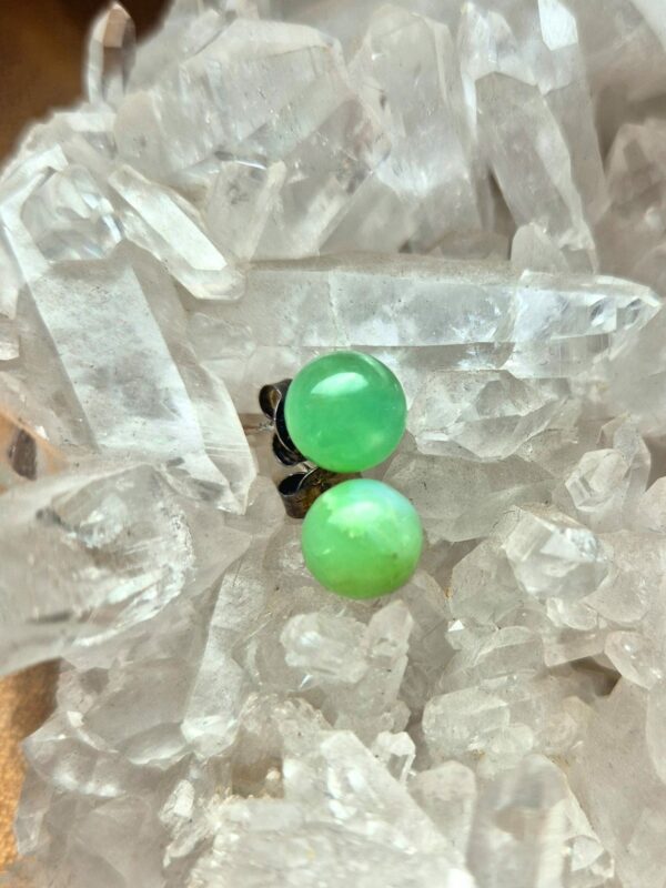 Chrysopras Ohrstecker kaufen